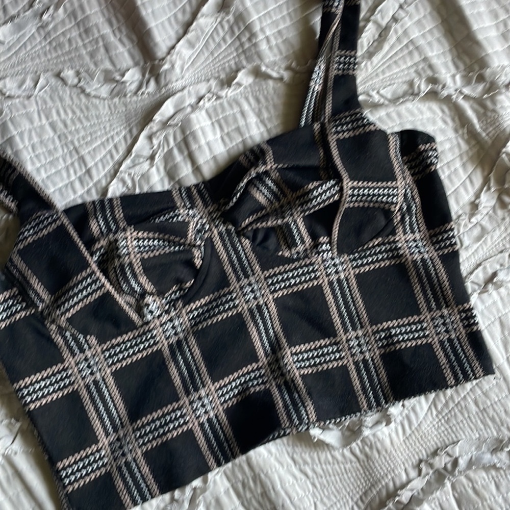 SLEEVELESS CROP TOP - Picture 3 of 3